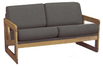 Seneca Sled Base Settee